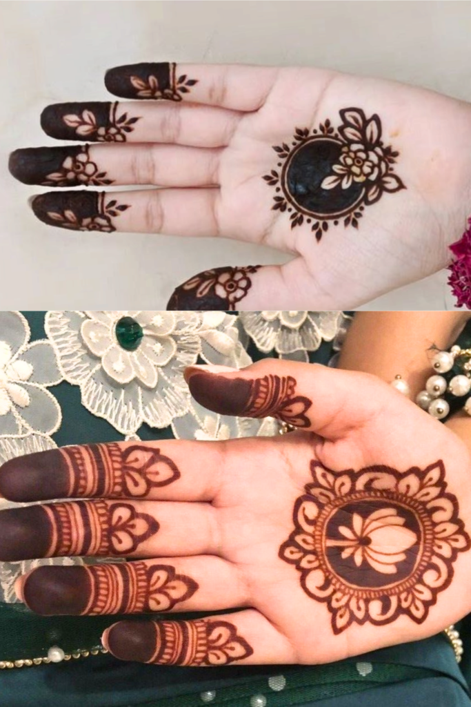 paisleys tikki mehndi design